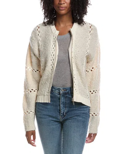 Z Supply Sundance Wool-blend Sweater Jacket In Neutral