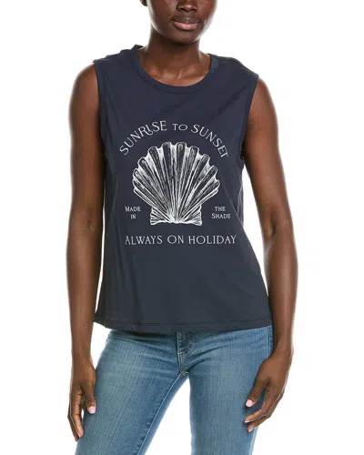 Z Supply Sunrise Muscle Tank In Blue