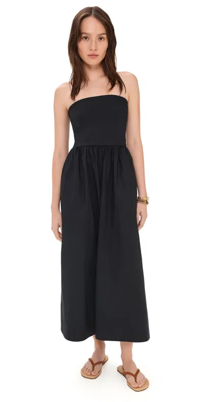 Z Supply Sunsought Strapless Midi Dress Black
