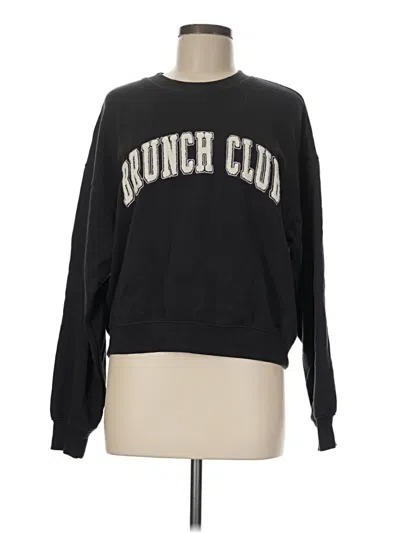 Pre-owned Z Supply Sweatshirt In Black