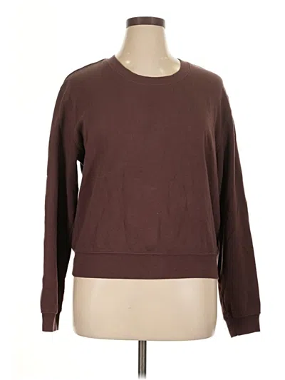 Pre-owned Z Supply Sweatshirt In Brown