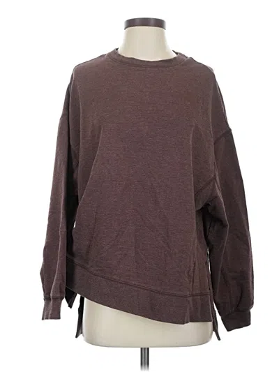 Pre-owned Z Supply Sweatshirt In Brown