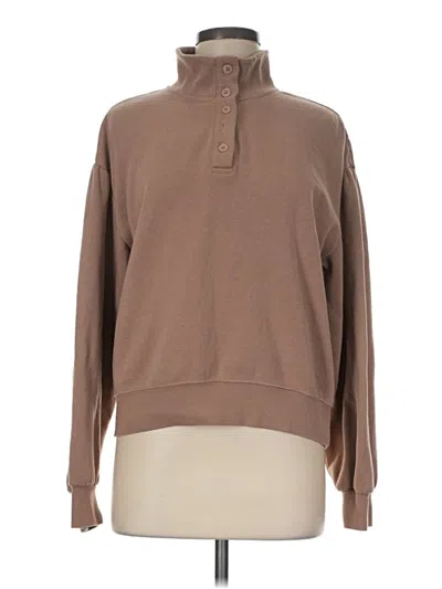 Pre-owned Z Supply Sweatshirt In Brown