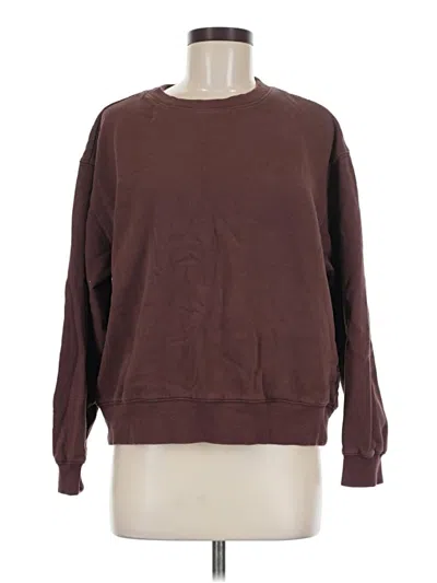 Pre-owned Z Supply Sweatshirt In Brown
