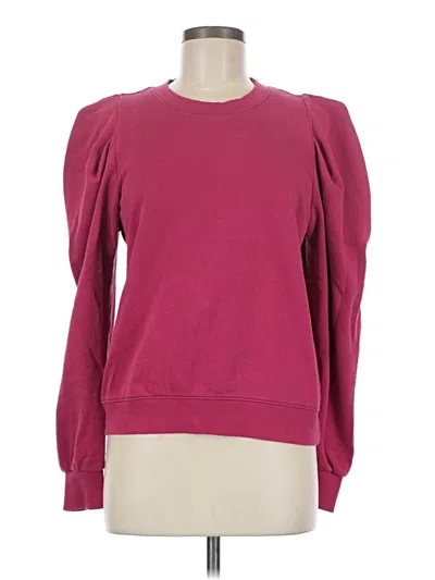 Pre-owned Z Supply Sweatshirt In Burgundy