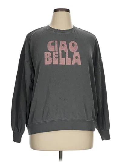 Pre-owned Z Supply Sweatshirt In Gray