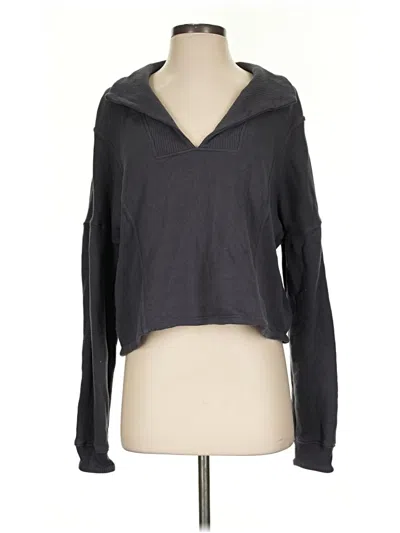 Pre-owned Z Supply Sweatshirt In Gray