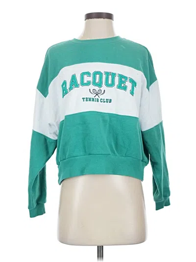 Pre-owned Z Supply Sweatshirt In Green