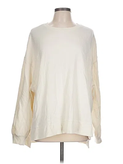 Pre-owned Z Supply Sweatshirt In Ivory
