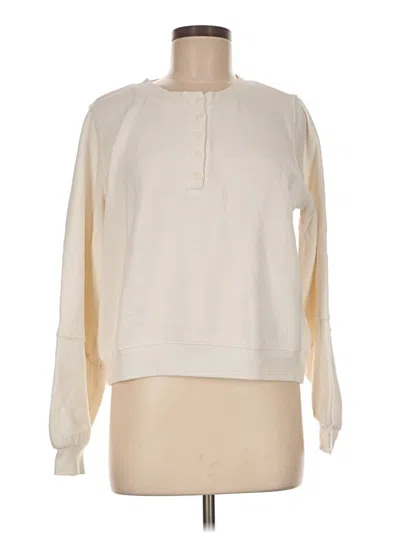 Pre-owned Z Supply Sweatshirt In Ivory