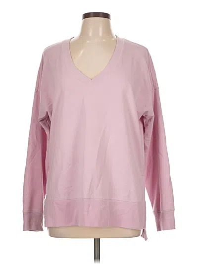 Pre-owned Z Supply Sweatshirt In Pink