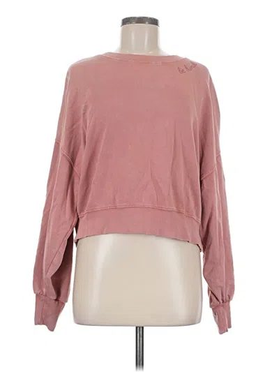 Pre-owned Z Supply Sweatshirt In Pink