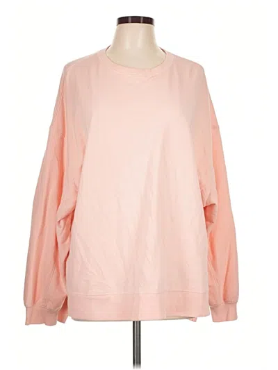 Pre-owned Z Supply Sweatshirt In Pink