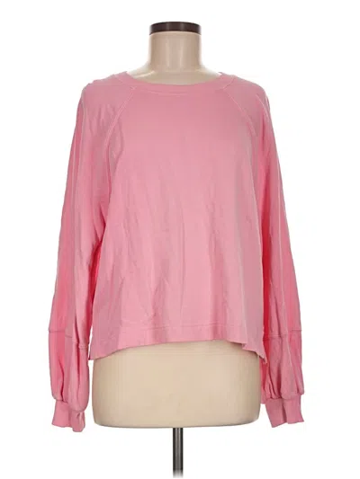 Pre-owned Z Supply Sweatshirt In Pink