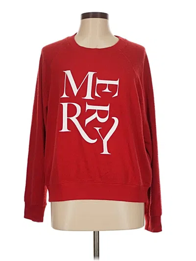 Pre-owned Z Supply Sweatshirt In Red