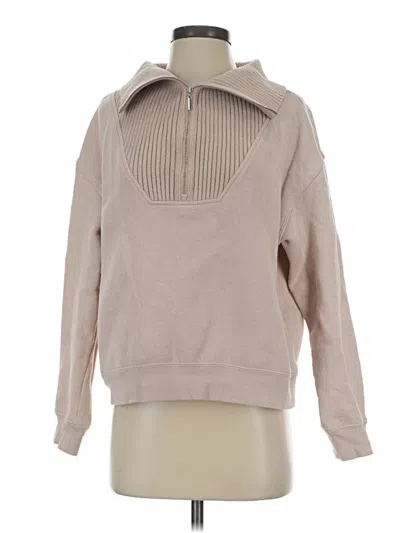 Pre-owned Z Supply Sweatshirt In Tan