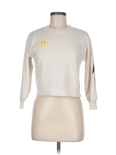 Pre-owned Z Supply Sweatshirt In White