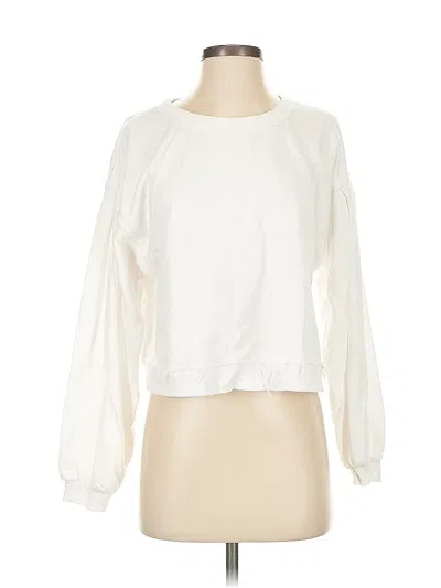 Pre-owned Z Supply Sweatshirt In White