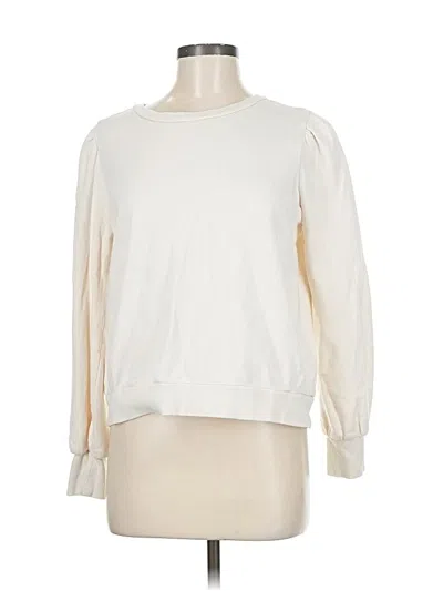 Pre-owned Z Supply Sweatshirt In White