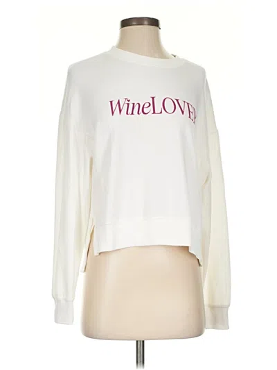 Pre-owned Z Supply Sweatshirt In White