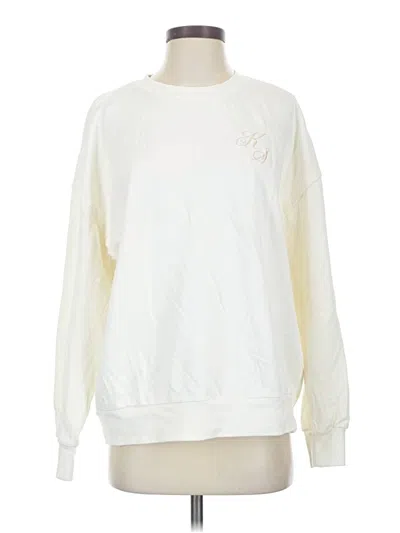 Pre-owned Z Supply Sweatshirt In White