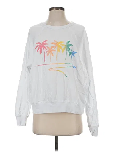 Pre-owned Z Supply Sweatshirt In White