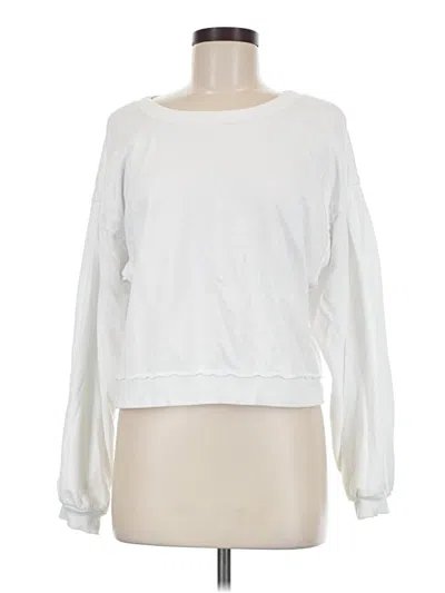 Pre-owned Z Supply Sweatshirt In White
