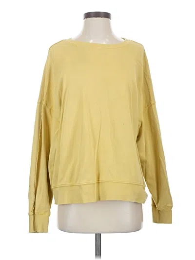 Pre-owned Z Supply Sweatshirt In Yellow