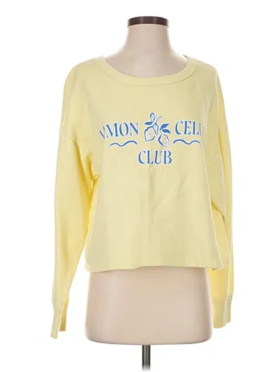 Pre-owned Z Supply Sweatshirt In Yellow
