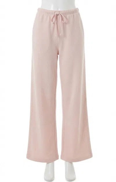 Z Supply Take All Sweatpant In Washed Pink In Multi