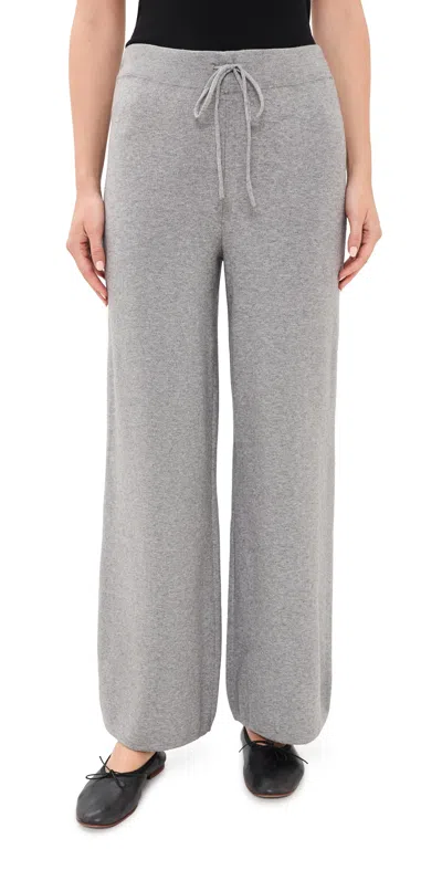 Z Supply Take It Easy Pants Classic Heather Grey In Gray