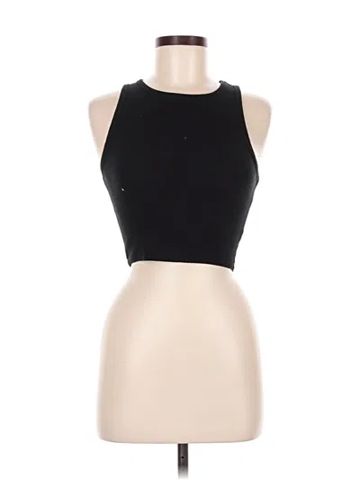 Pre-owned Z Supply Tank Top Black Halter Neckline Tops