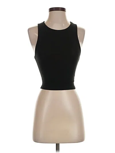Pre-owned Z Supply Tank Top Black Halter Neckline Tops