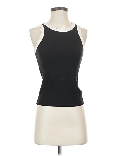 Pre-owned Z Supply Tank Top Black Halter Neckline Tops