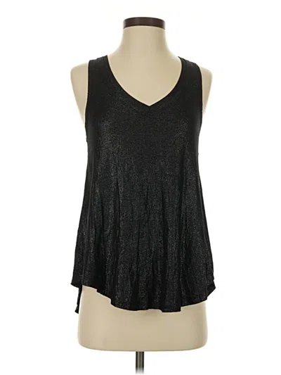 Pre-owned Z Supply Tank Top Black Plunge Neckline Tops