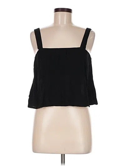 Pre-owned Z Supply Tank Top Black Strapless Neckline Tops