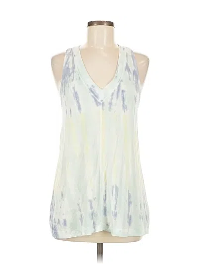 Pre-owned Z Supply Tank Top Blue Plunge Neckline Tops