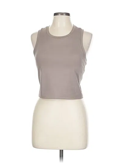 Pre-owned Z Supply Tank Top Gray Halter Neckline Tops