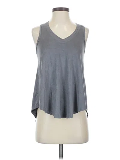 Pre-owned Z Supply Tank Top Gray Halter Neckline Tops