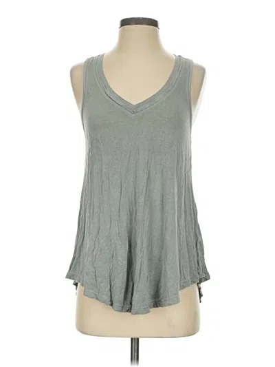 Pre-owned Z Supply Tank Top Gray Plunge Neckline Tops