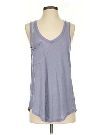 Pre-owned Z Supply Tank Top Gray Plunge Neckline Tops