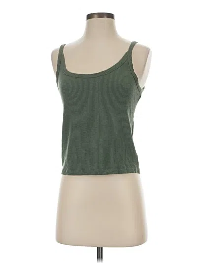 Pre-owned Z Supply Tank Top Green Halter Neckline Tops