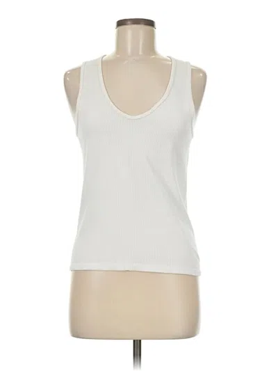 Pre-owned Z Supply Tank Top Ivory Halter Neckline Tops In White