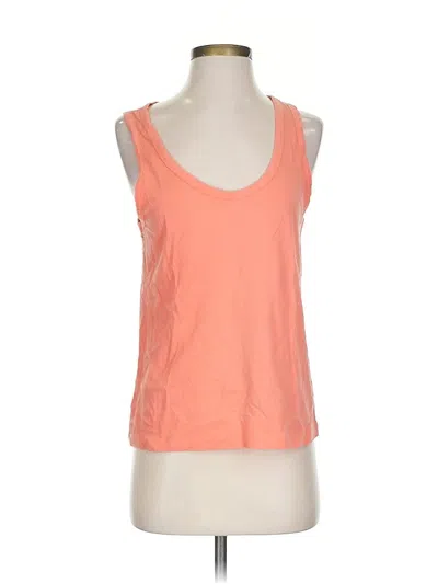 Pre-owned Z Supply Tank Top Orange Halter Neckline Tops