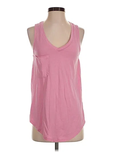 Pre-owned Z Supply Tank Top Pink Halter Neckline Tops