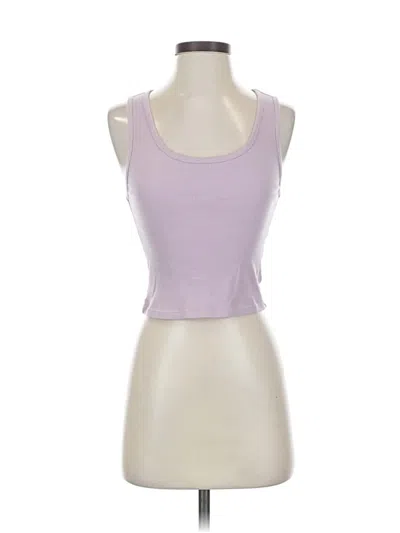 Pre-owned Z Supply Tank Top Purple Strapless Neckline Tops