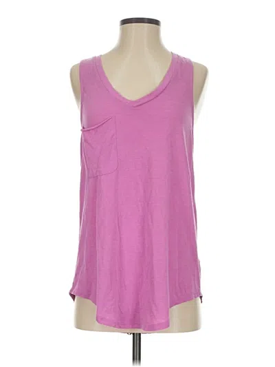 Pre-owned Z Supply Tank Top Purple Strapless Neckline Tops