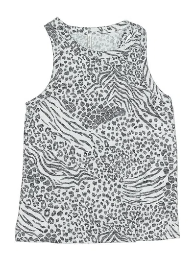 Pre-owned Z Supply Tank Top Silver Halter Neckline Tops