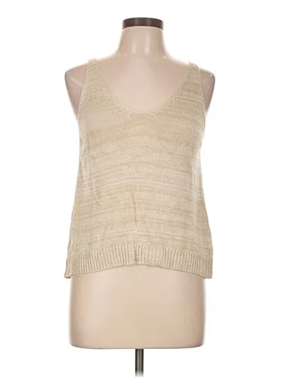 Pre-owned Z Supply Tank Top Tan Halter Neckline Tops