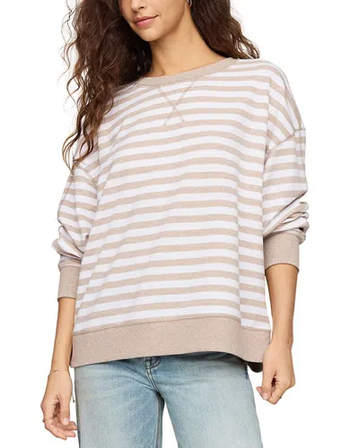 Z Supply The Everyday Striped Crewneck Sweatshirt In Multi
